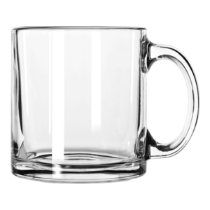 Bulk Custom Branded 13oz Libbey Hoffman Clear Glass Mugs, Logo Screen Print or Etched at Wholesale Prices - BeerCityGlass.com