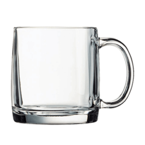 Bulk Custom Branded 13oz Arc Nordic Glass Coffee Mugs, Logo Screen Print or Etched at Wholesale Prices - BeerCityGlass.com