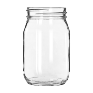 Custom Branded Etched16oz Beverage Drinking Jar without Handle, Etched Logos, Bulk Wholesale Pricing - BeerCityGlass.com