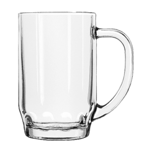 Custom Branded Etched 19.5oz Thumbprint Glass Mugs with Logos at Bulk Wholesale Prices - BeerCityGlass.com