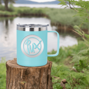Custom Laser Engraved Coffee Mugs 10oz Stainless Steel Mugs with Handle and Lid Laser Etched in Bulk - BeerCityGlass.com