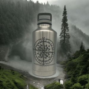 Custom Laser Engraved 2L Stainless Steel Growler Bottle, Laser Etched in Bulk - BeerCityGlass.com