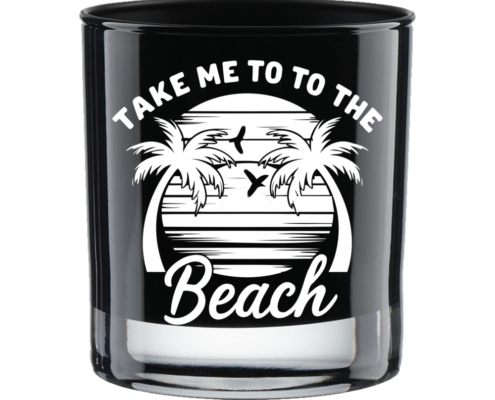 Bulk Custom Branded 11 oz Candle Jar, Black Glass with Inside Spray, Logo Screen Printed at Wholesale Prices - BeerCityGlass.com