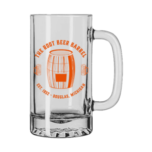 Custom Branded 16oz Libbey Tankard Glass Mugs in Bulk, Screen Printed or Laser Etched with Your Logo at Wholesale Prices - BeerCityGlass.com