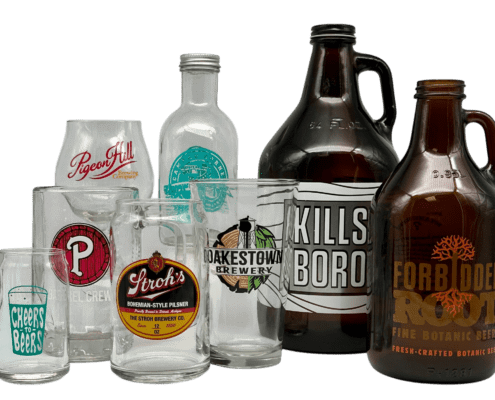 Custom Branded Bulk Glassware, Screen Printed with Your Logo at Wholesale Prices - BeerCityGlass.com
