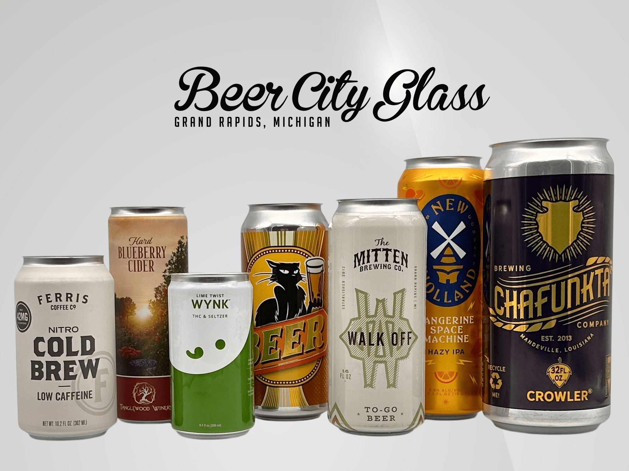 Wholesale Aluminum Cans with Shrink Sleeve Labels – Beer City Glass