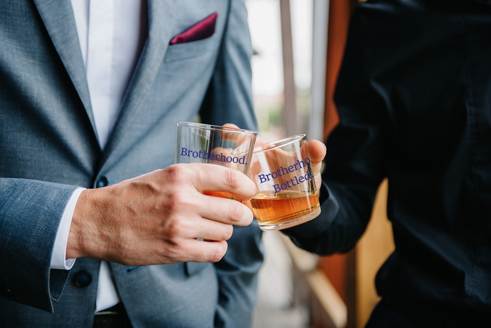 Order short-run, custom glassware for weddings to say thank you to people who helped on your special day, ideal for groomsmen, bridesmaids gift and more - BeerCityGlass.com