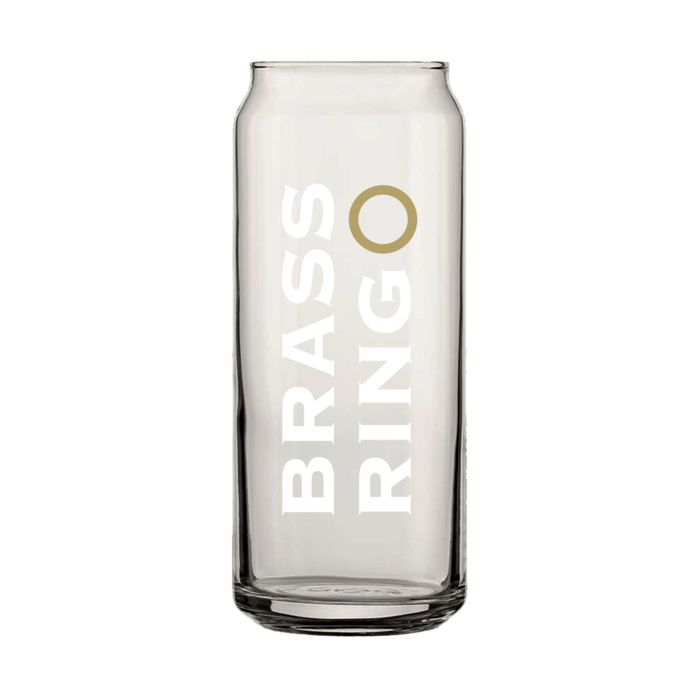 Custom 16oz Tallboy Cooler Glasses Branded Screen Printed Bulk 16oz Tallboy Cooler Pint Glasses Custom Printed and Branded with Logos at Wholesale Prices - BeerCityGlass.com