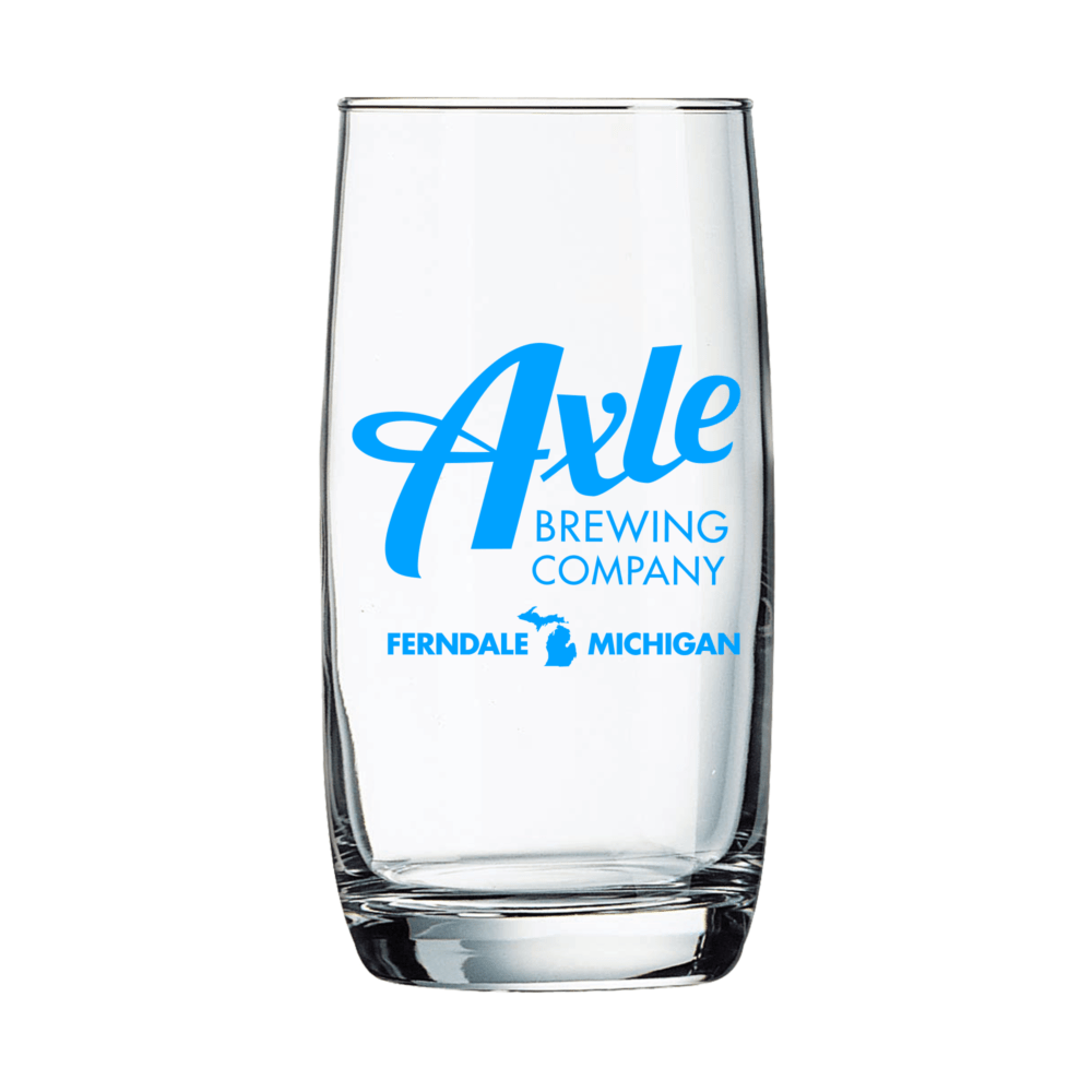 Custom 17oz Nordic Cooler Glasses Branded Screen Printed