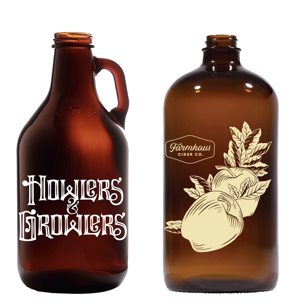 Custom 32oz Hrowler Bottles Branded