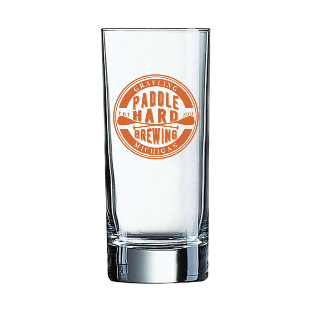 Custom Branded Highball Glasses 10oz Bulk Wholesale Order custom branded highball 10oz glasses printed with your logo or artwork at bulk wholesale prices - BeerCityGlass.com