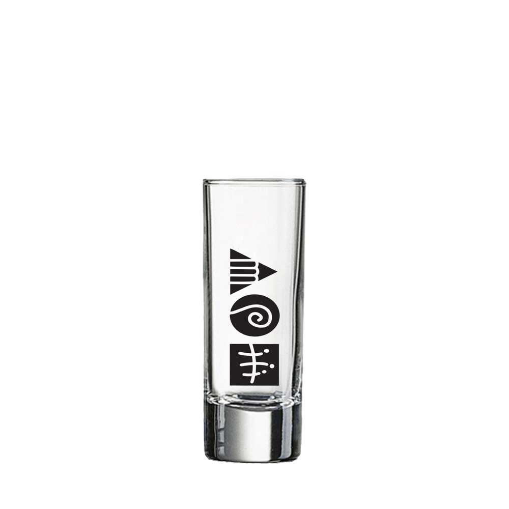 Custom Branded Isle Cordial Shot Glasses Bulk Wholesale Order custom branded isle cordial tall shot glasses printed with your logo or artwork at bulk wholesale prices - BeerCityGlass.com