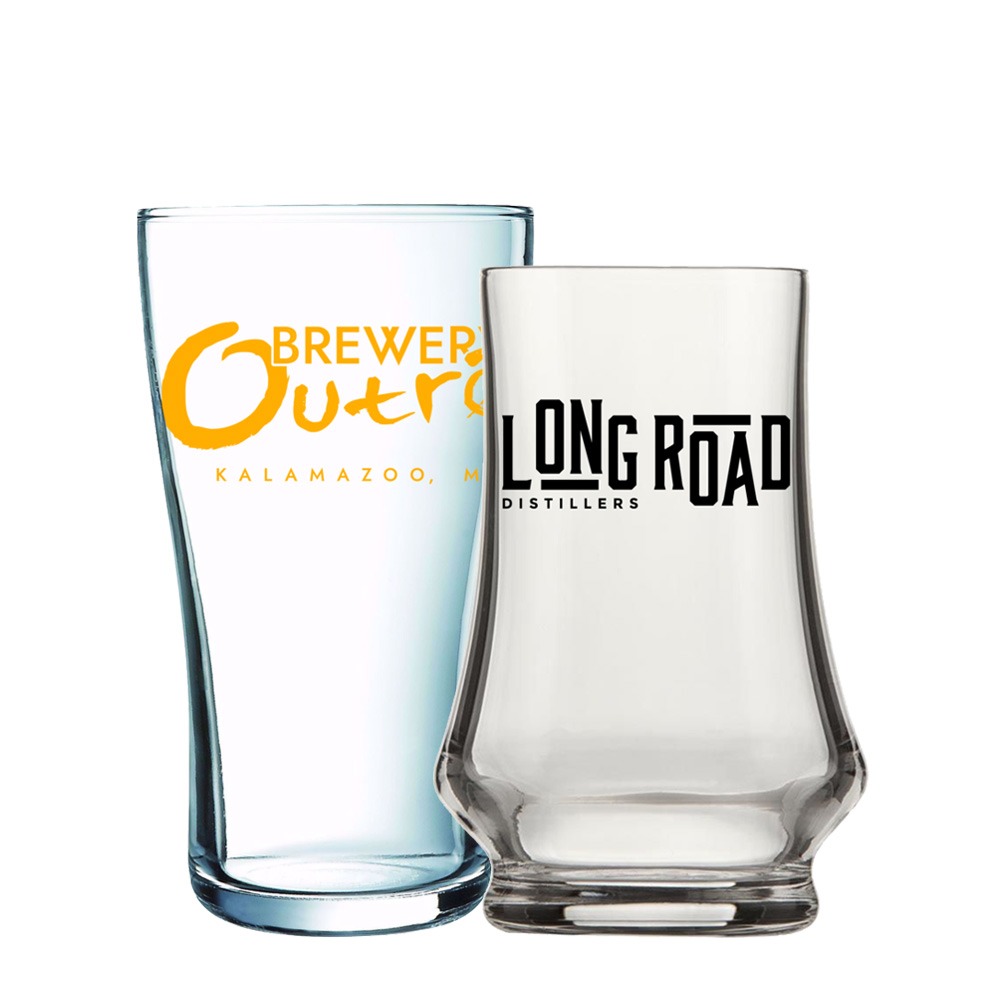 Custom Printed Liquor Tasting Glasses Branded in Bulk Wholesale Order custom branded liquor tasting glasses, printed in color at bulk, wholesale prices - BeerCityGlass.com