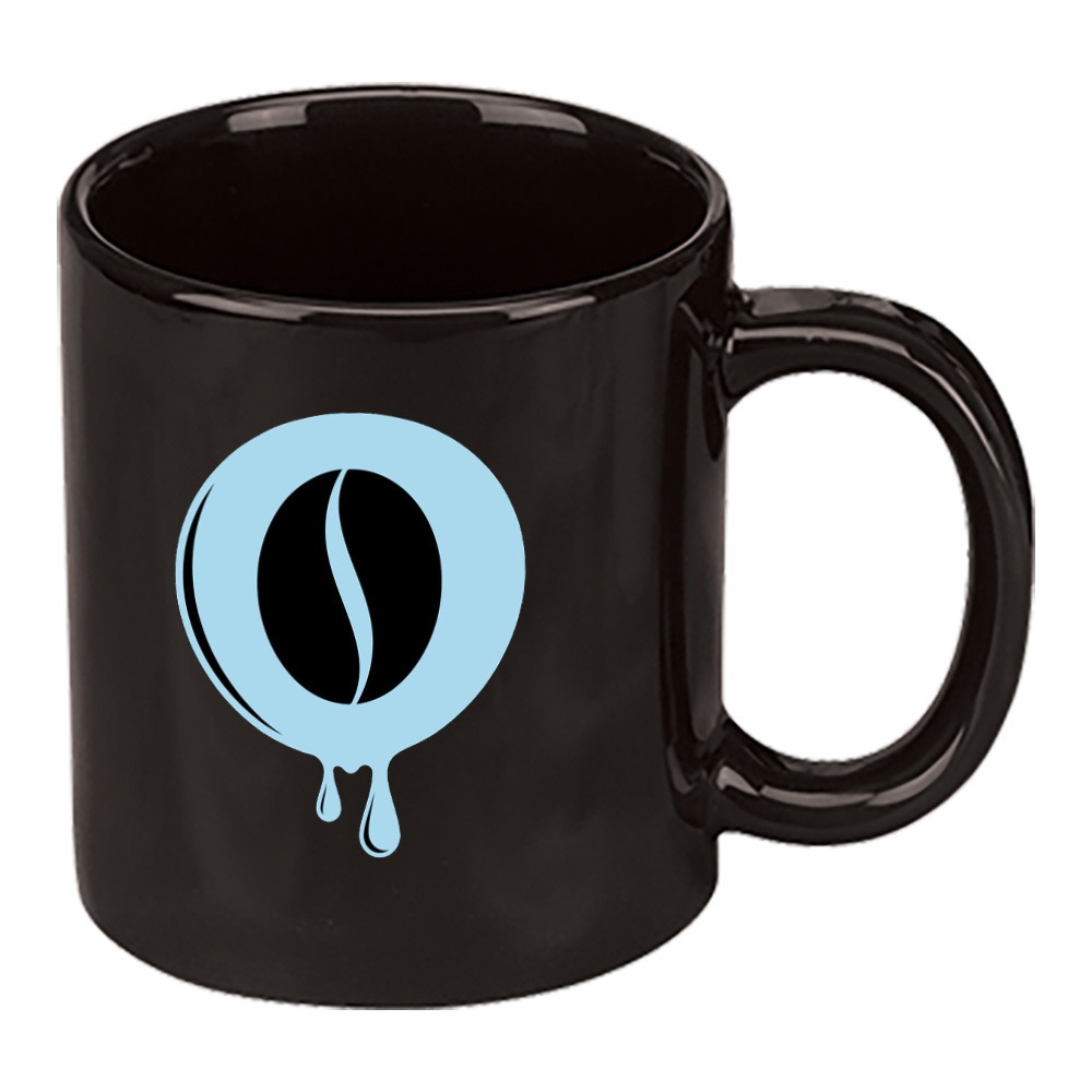 Order Custom Printed 19oz Coffee Mugs, Black, Branded with Your Logo in Bulk at Wholesale Prices - BeerCityGlass.com