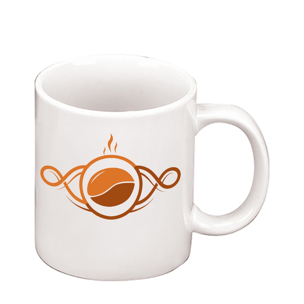 Custom 11oz Coffee Mugs White Porcelain Branded with Logo Bulk Wholesale2