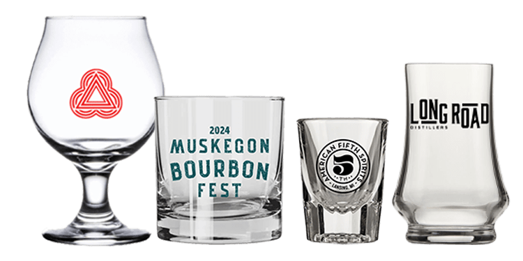 Screen printed drinkware is more durable and vibrant - BeerCityGlass.com