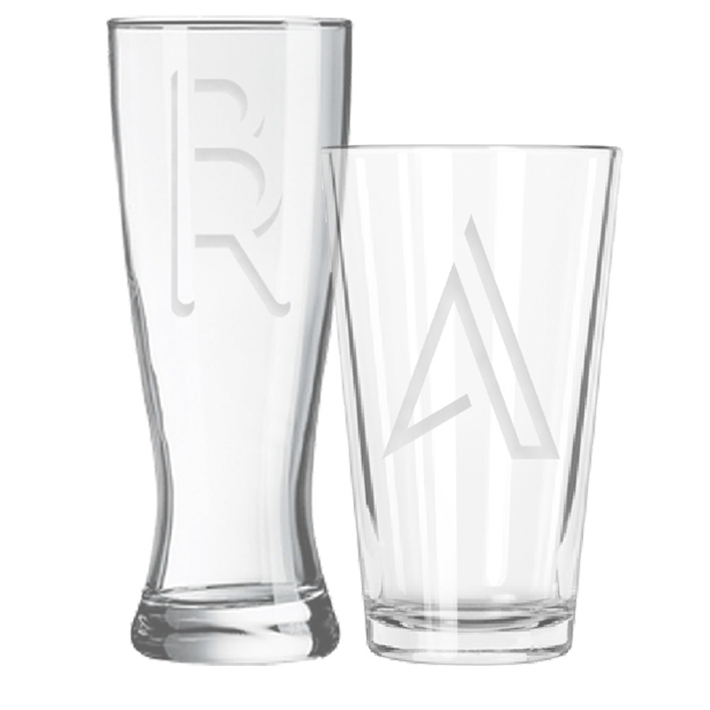 Order Branded, Etched Pint Glasses for Breweries and Restaurants in Bulk at Wholesale prices - BeerCityGlass.com