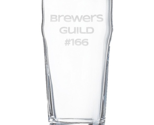 Custom Etched Nonic Glasses 16oz Bulk Wholesale Order Custom Etched 16oz Nonic Beer Glasses, Branded with Logos in Bulk at Wholesale Prices - BeerCityGlass.com