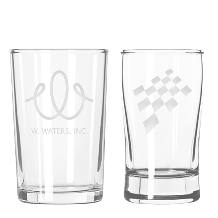 Custom Etched Small Glasses for Water Juice Sides Tasting