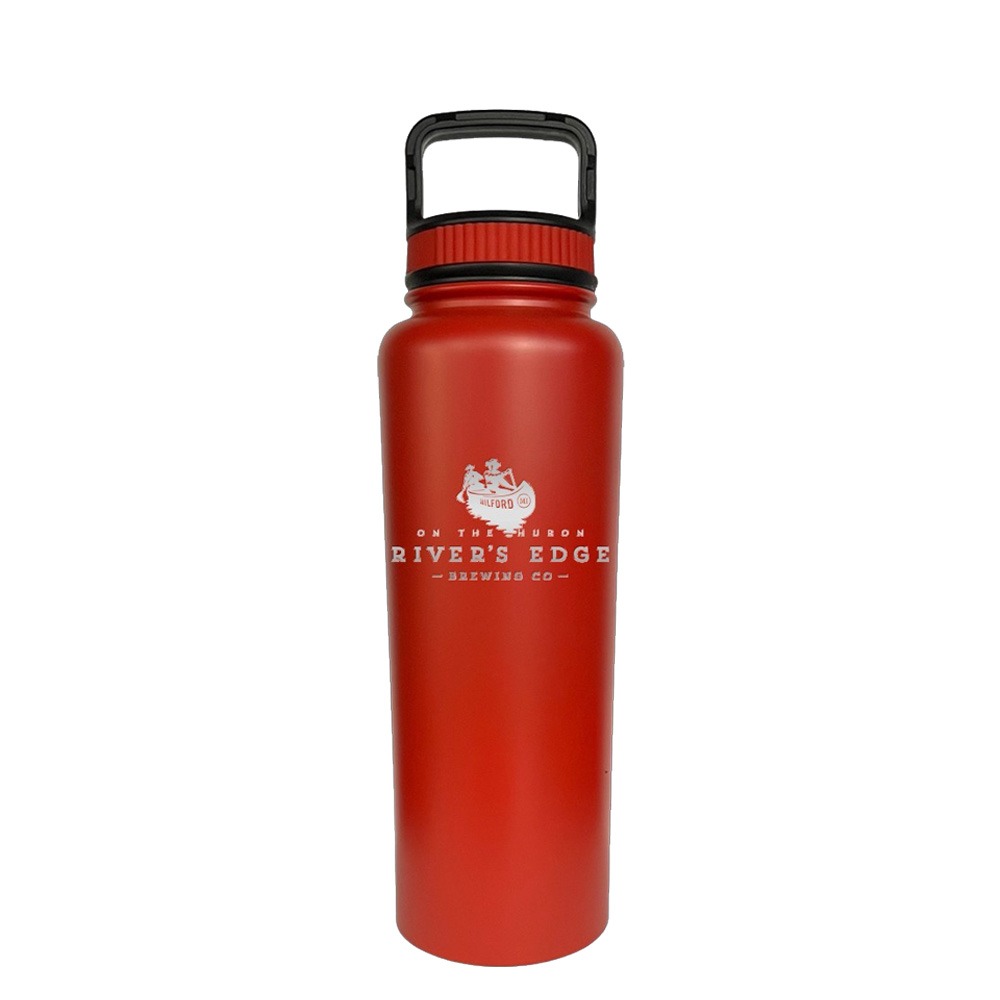 Order Custom Etched 1L Stainless Steel Bottles with Your Logo in Bulk at Wholesale prices - BeerCityGlass.com