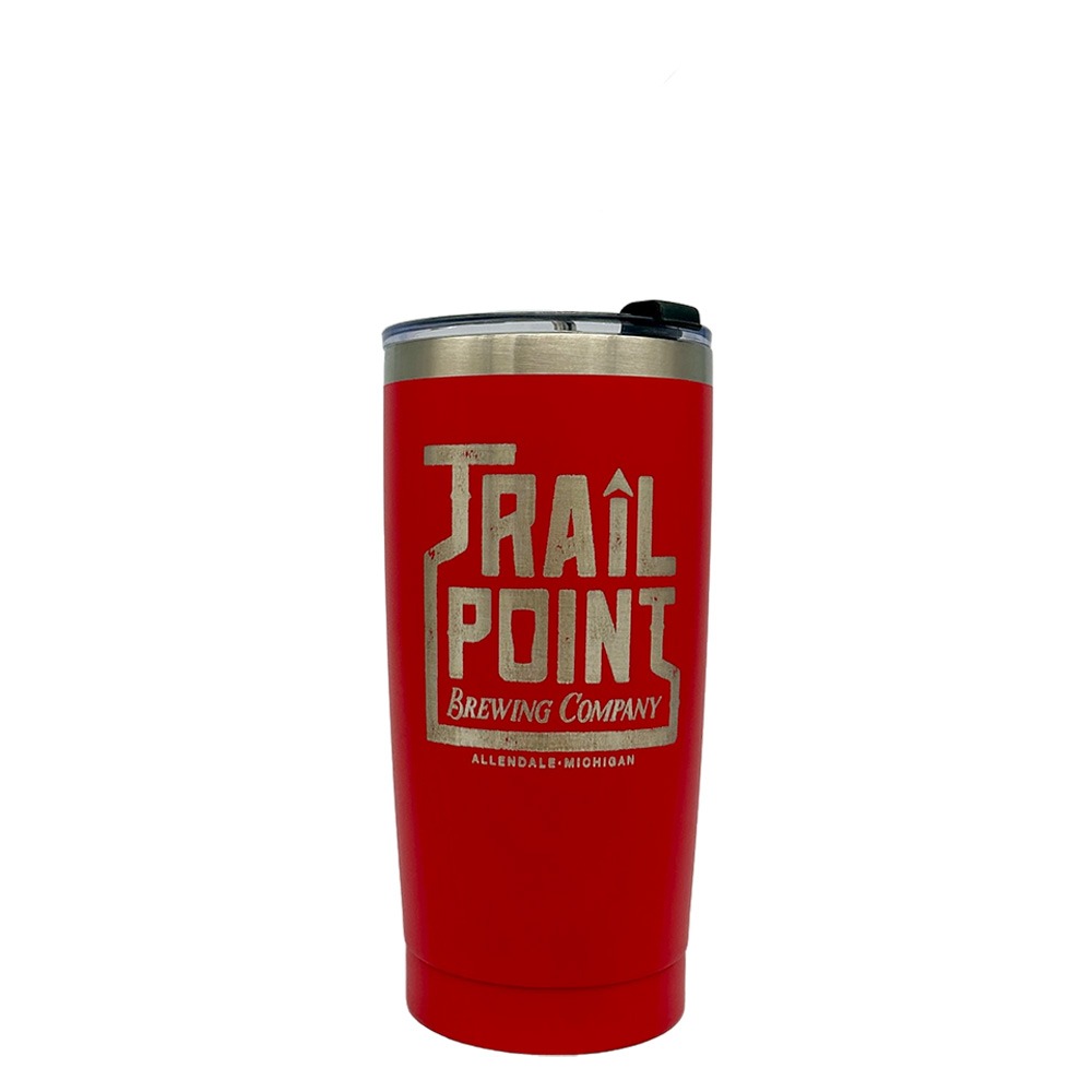 Order Custom Etched Stainless Steel 20oz Tumbler Cups in various colors, lids included, at bulk, wholesale prices - BeerCityGlass.com