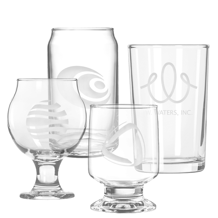 Custom Etched Tasting Glasses Bulk Wholesale Order custom etched tasting glasses, in bulk, branded with logos and more at wholesale prices - BeerCityGlass.com