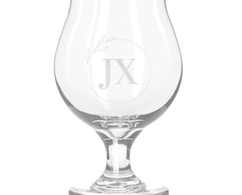 Custom Etched Tulip Glasses 13oz Bulk Wholesale Order Custom Etched 13oz Tulip Glasses for Beer, Branded with Logos in Bulk at Wholesale Prices - BeerCityGlass.com