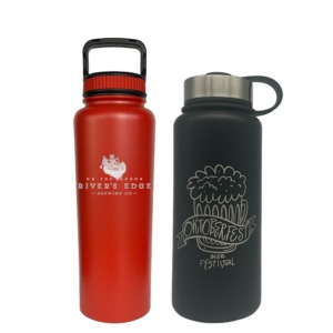 Order Custom Branded Stainless Steel Small Bottles with Your Logo at Bulk Wholesale Prices - BeerCityGlass.com
